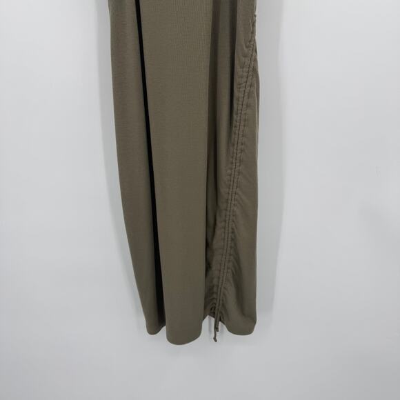 Old Navy Active Ultralite Womens Medium Green Athletic Racerback Tank Maxi Dress - Picture 3 of 10